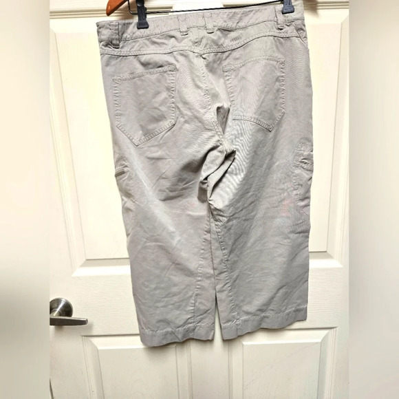 ARC'TERYX Women’s Damen Khaki Cropped Capri Hiking Pants Sz10 - Picture 4 of 15